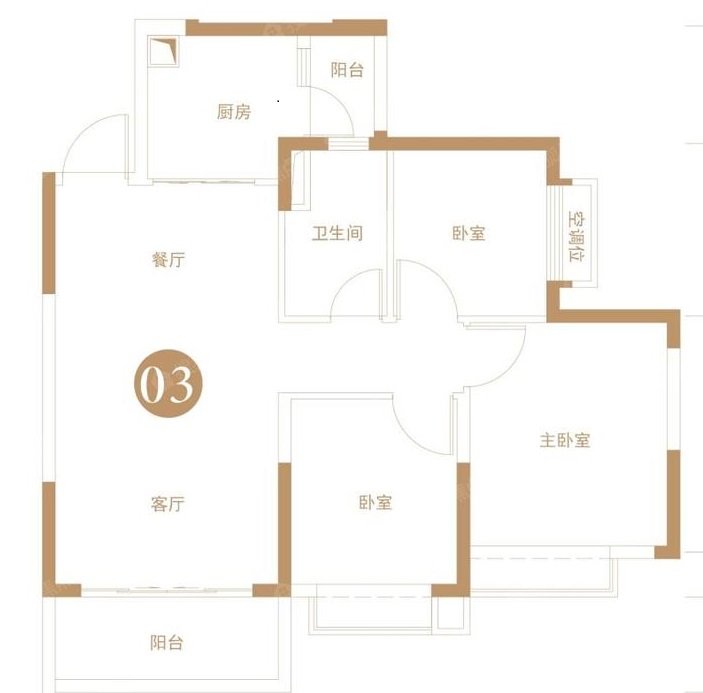 万达附近电梯中高层，三房二厅，出租，可做婚房，租不做饭的-香溪美地租房