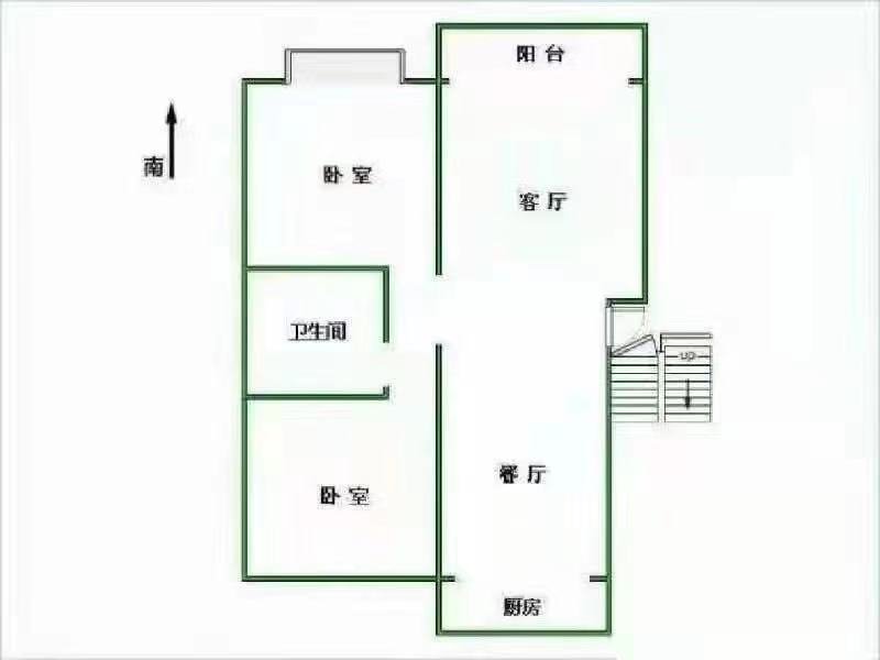 北京路妇幼对面盛发小区四楼 两室一厅 简单装修 房子干净-盛发小区二手房价