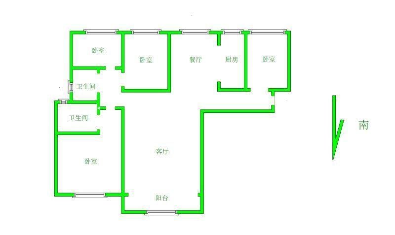 急租 楼下地铁口 南北通透大四房 精装修 近公园 配套齐全-泉舜锦泉苑租房