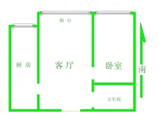 赛罕|小台颐和家园1室1厅1卫出租|买房租房佣金全返