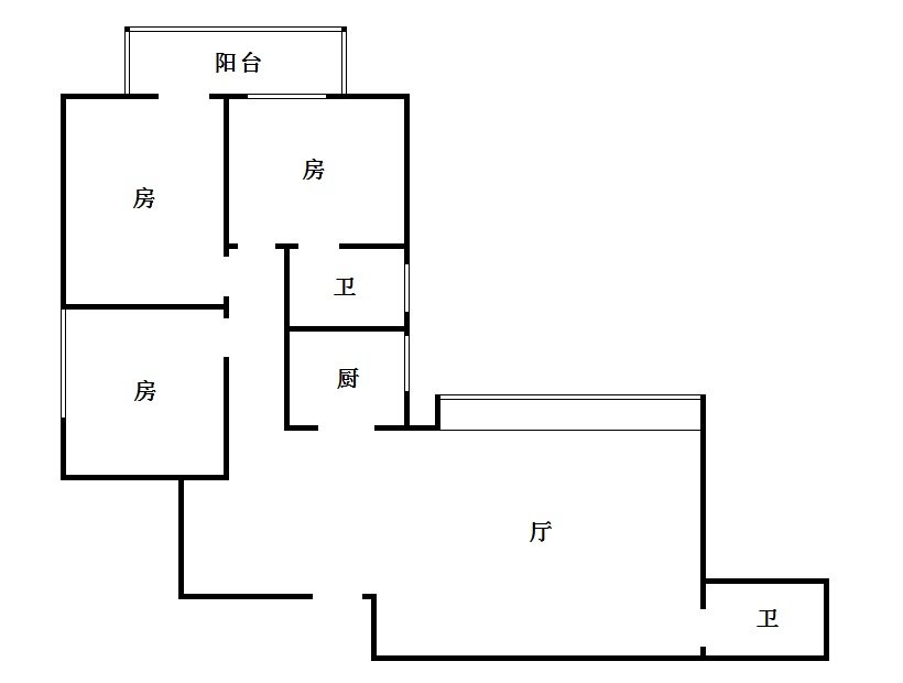 北京路电梯三房二卫 文德广场小区 管道燃气 西南向江景房-文德广场租房