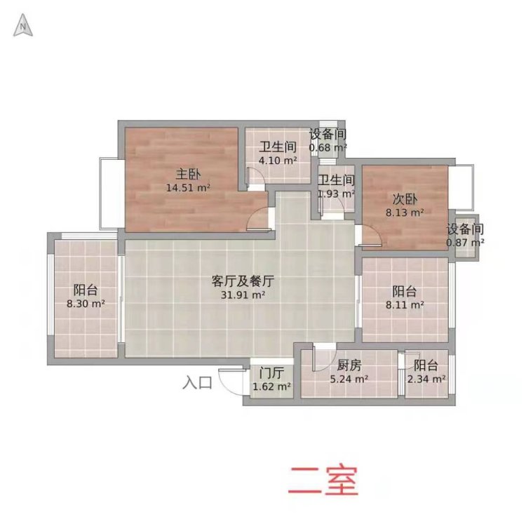 城西江阳公园旁电梯精装两房家具家电齐全，拎包入住-天立水晶城二手房价
