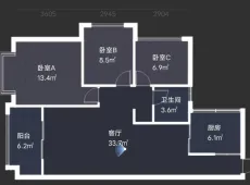 港口|西湾华庭4室2厅2卫出租|买房租房佣金全返