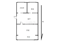 秦淮|黄鹂新村1室1厅1卫出租|买房租房佣金全返