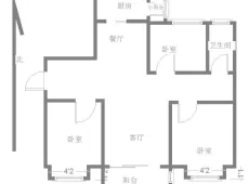 冠鲁明德华府3室2厅1卫出租|买房租房佣金全返