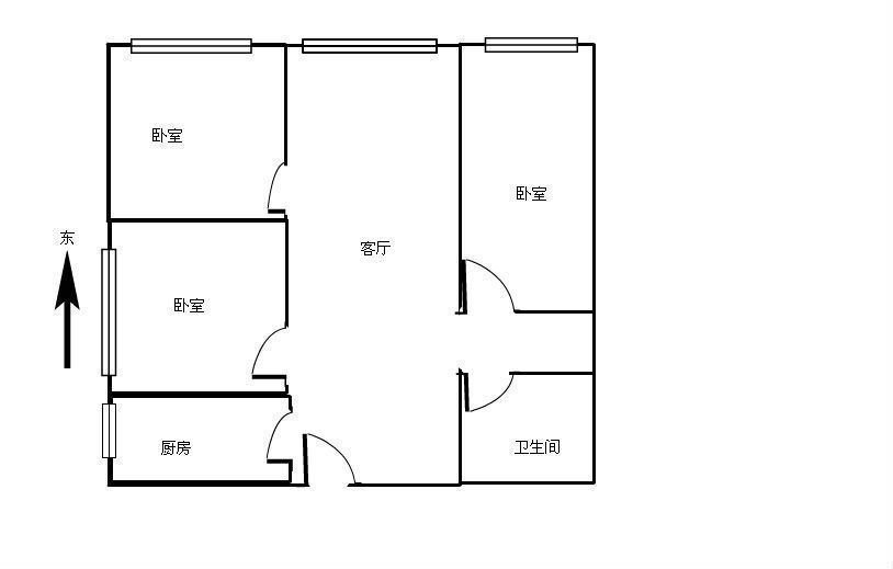 欣都龙城3室2厅1卫朝南北精装出租1