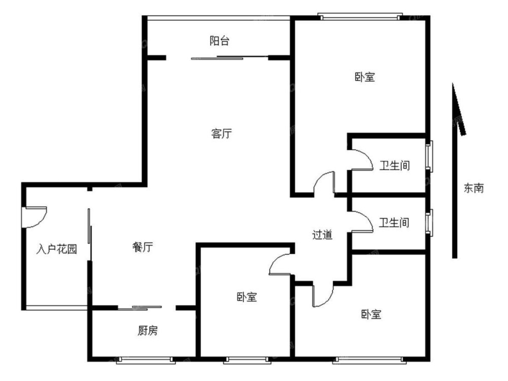 华发观山水高层三房 出租拎包入住-华发观山水二手房价