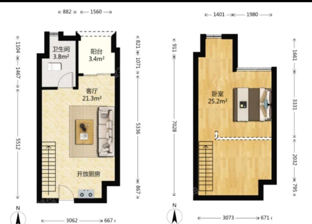 凯旋时代公寓 1室1厅1卫  电梯房 精装修38平米-凯旋时代公寓二手房价