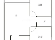 白云|白沙关文明小区2室1厅1卫出租|买房租房佣金全返