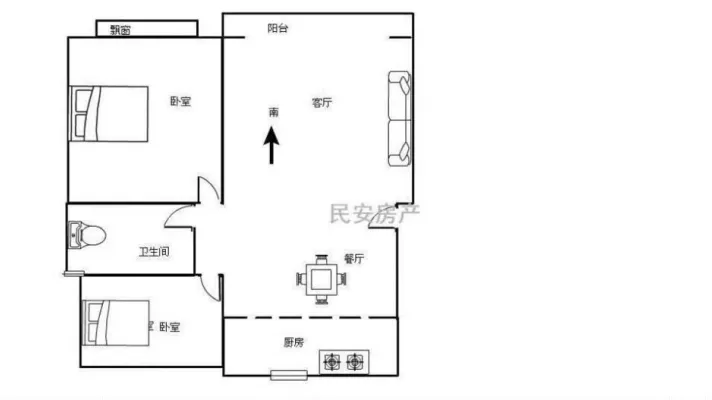 急租好房子  北城实验安医大旁 家具家电齐全 拎包入住 恒大