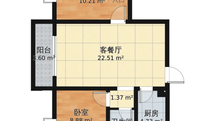 星朗名都 2室1厅1卫 带花园 配套齐全 拎包入住