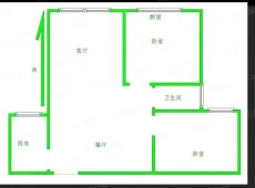 华龙|龙城天下2室2厅1卫出租|买房租房佣金全返