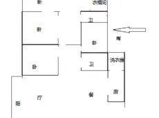 娄星|铂金玫瑰园4室2厅2卫出租|买房租房佣金全返