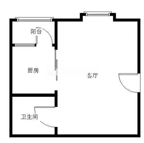 龙头寺鲁能星城十三街区一室一厅精装修出租家具家电齐全随时看房