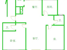 浔阳区|广域新里城3室2厅2卫出租