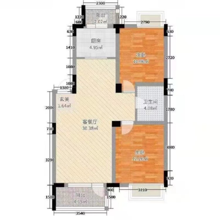 花果园财富广场T2区家电齐全拎包入住-花果园T2区二手房价