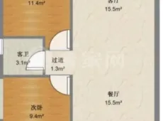 新罗|紫金名苑2室2厅1卫出租|买房租房佣金全返