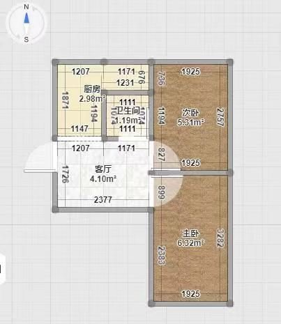 维多利商城附近 西四街小区 6楼 2室1厅1卫 70平-西四街小区二手房价