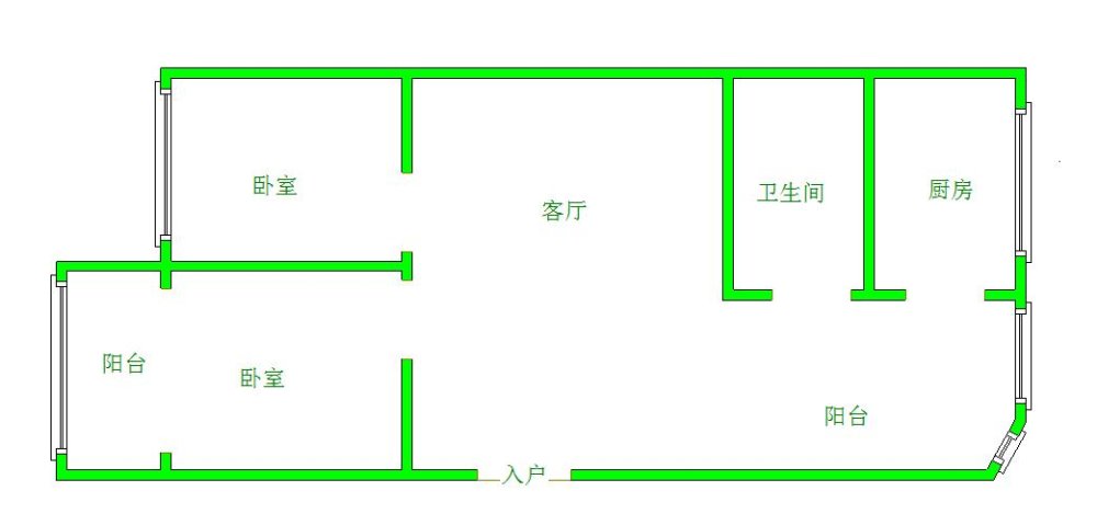 出租大营坡中大国际益田旁沙河花园三期步梯六楼精装2室拎包入住-沙河花园三期二手房价