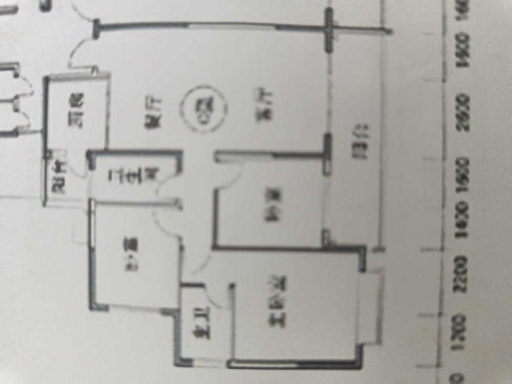 太阳广场对面港丰花园，大3房，步梯7楼，南北通透，出入方便。-港丰花园租房