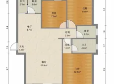 新罗|洋潭小区3室2厅2卫出租|买房租房佣金全返