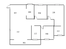 长洲|精通盛世花园3室2厅2卫出租|买房租房佣金全返