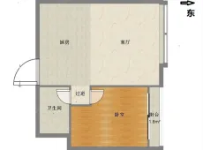 天河|财富世纪广场1室1厅1卫出租|买房租房佣金全返