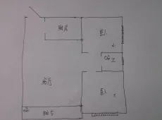 蝶山|枣冲小区2室1厅1卫出租|买房租房佣金全返