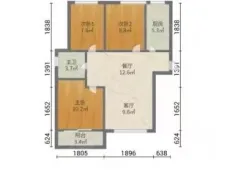 禹会|信地潜龙湾3室2厅1卫出租|买房租房佣金全返