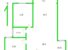 盐湖|凤凰湖畔2室2厅1卫出租|买房租房佣金全返