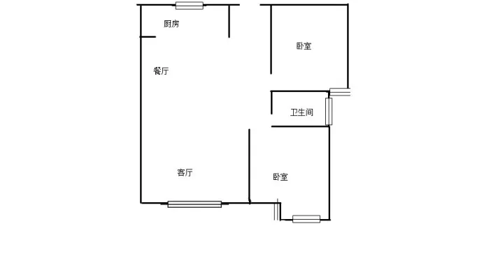 龙城国际南区 90.62平米 72万.带所有家具家电，70万