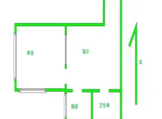 莲池区|金顶宝座1室1厅1卫出售