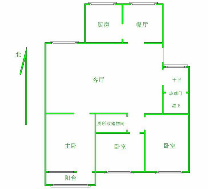 长城公寓,华中优选房，长城公寓 144平米8