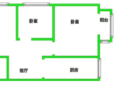 莲池区|丽景蓝湾B区2室2厅1卫出售