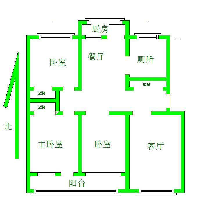 长城公寓,华中优选房，长城公寓 110平米11