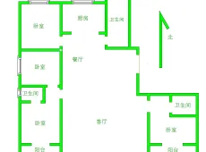 莲池区|广厦新区4室2厅2卫出售