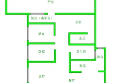 旌阳区|鑫沙时代3室2厅2卫出售|买房租房佣金全返