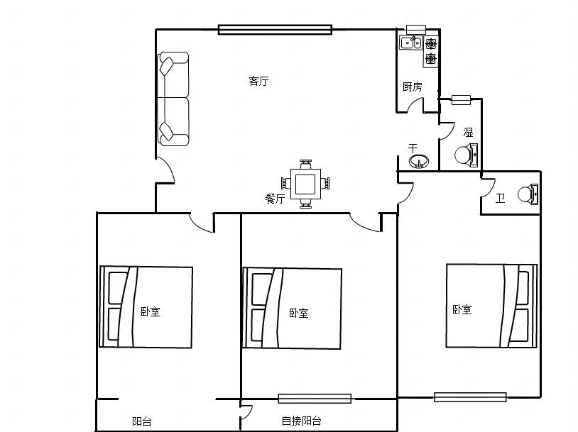 新宜家园A区 143平米 80万-新宜家园A区二手房价