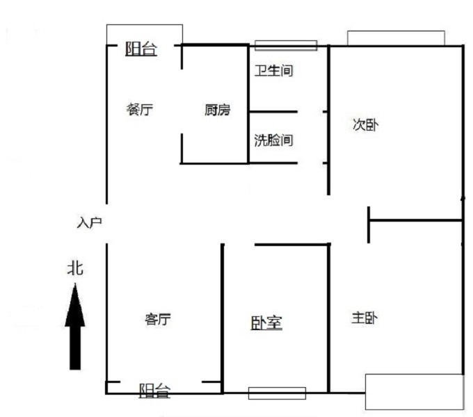 禹会区城西精装3室2厅1卫二手房出售10