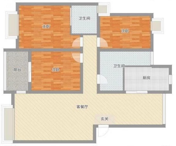 山水人家,山水人家 129平米 90万11