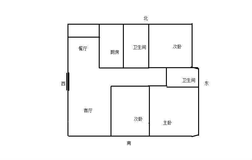 琅琊区城南毛坯3室2厅2卫二手房出售12