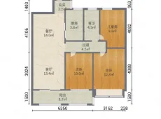 琅琊区|滁州北京城建珑樾华府3室2厅1卫出售