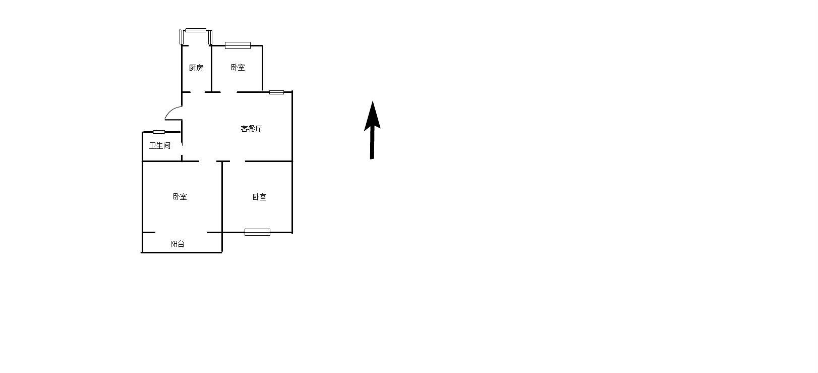 金丰易居东方城市花园二期,金丰易居东方城市花园（二期） 80平米 23万18