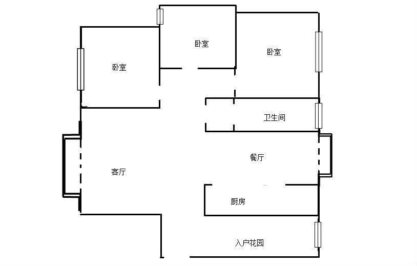 绿茵里,生态新城绿茵里 118平米 92万17