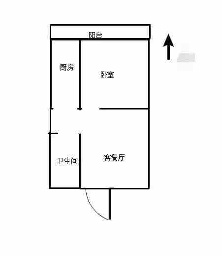 田家庵区山南新区毛坯1室1厅1卫二手房出售16