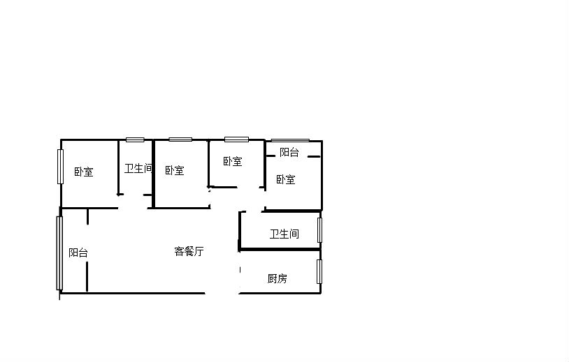 万达广场,万达广场 136.33平米13