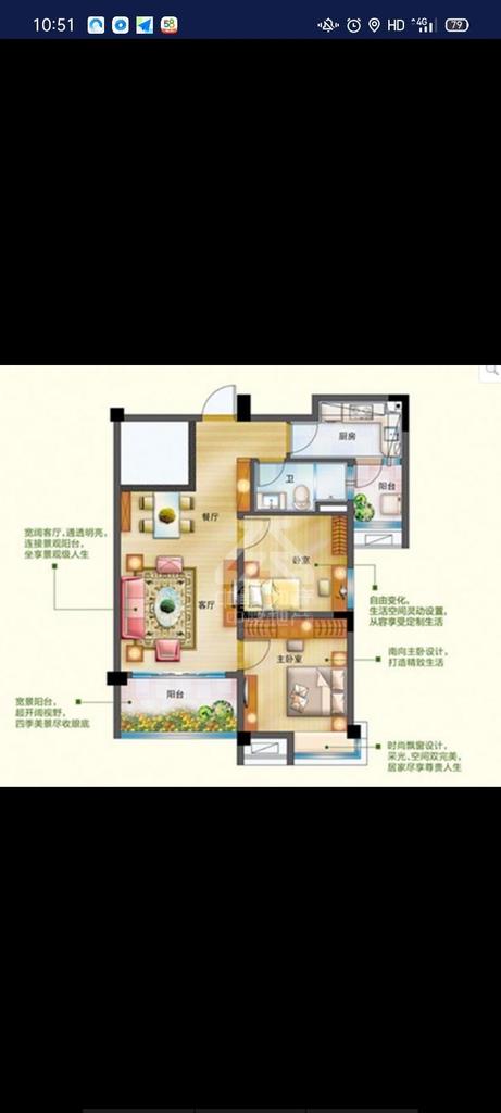 六安碧桂园,六安碧桂园 81平米 65万8