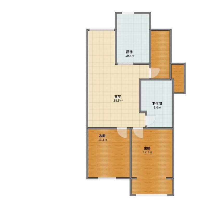 梅园小区,梅园小区 82.57平米 55万20