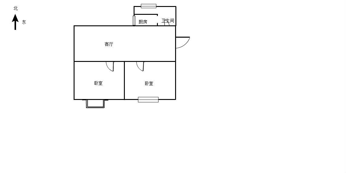 翠竹小区,翠竹小区 63.5平米 11万9