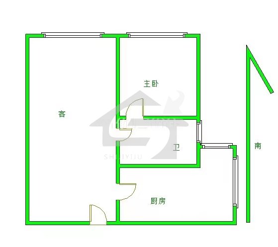 城区城南精装1室1厅11卫二手房出售9